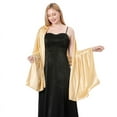 thumbnail image 4 of Vestido de noche con chal, vestido de fiesta para novia, vestido de dama de honor, bufanda chal de doble uso para mujer, 4 of 6