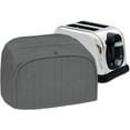 thumbnail image 1 of Ritz Premium Universal Two Slice Toaster Cover, 11.25" x 5.75" x 7", Polyester and Cotton Quilted, Fingerprint Protector, Super Soft Appliance Cover and Dust Cover, Graphite, 1 of 7