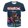 thumbnail image 4 of ROBLOX-Camiseta de manga corta para niños, ropa de verano de algodón para niños, camiseta informal de dibujos animados, sudadera para niños y niñas, 4 of 4
