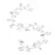 thumbnail image 1 of Tocado de perlas nupciales tocado de perlas de cadena suave tocado de perlas decorado de bodas tocado de plata de 50 cm, 1 of 1