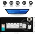 thumbnail image 2 of Extended Speed Gaming Mouse Pad Large Size 35.4 X 15.7 X 0.12inches Desk Mat Mousepad with Personalized Design Office Users - Constellation, 2 of 6