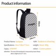 thumbnail image 4 of Cilks Turning Red Student Schoolbag Anime Paquete De Tres Piezas Estuche Para Lápices Mochila Bolsa Escolar CS3193, 4 of 4