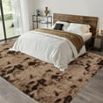 thumbnail image 3 of Garvee 9x12ft Area Rugs, Soft Fluffy Area Rugs Shag Rug Indoor Floor Mat for Living Room Bedroom Decor Carpet, Brown, 3 of 8
