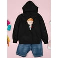 thumbnail image 3 of Boy With A Heart Hoodie Juniors -Image by Shutterstock,  Small, 3 of 4