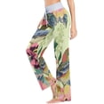thumbnail image 3 of Women's Pajama Pants Berries and Birds Comfy Stretch Sleepwear Essentials womens Lightweight Lounge Terry Pajama Pant, X-Large, 3 of 7