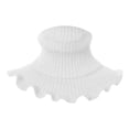 thumbnail image 4 of Jersey con pechera de invierno para mujer, bufanda cálida para el cuello, buen uso en interiores y exteriores para días fríos, cómodo, a la moda, Blanco Sunnimix bufanda de invierno, 4 of 7