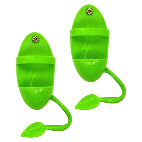 FRCOLOR 2pcs Bird Food Holder Racks Plastic Cuttlebone Holder Parrot Cage Bowl Stand For Cockatiels Bird Feeding Holder For Cuttlebone On Cage Parrots Feeder Perches