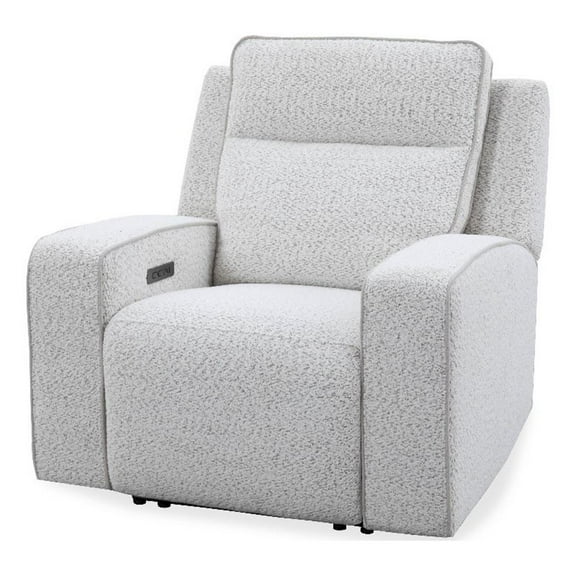 Pemberly Row Fluffy River Rock Power Zero Gravity Recliner P2