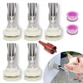 thumbnail image 3 of Kit de 5 Bebederos de Pezón para Cerdos, Automático de Agua para Cerdos, de Acero Inoxidable de 1/2 Pulgada, para Barriles., 3 of 5