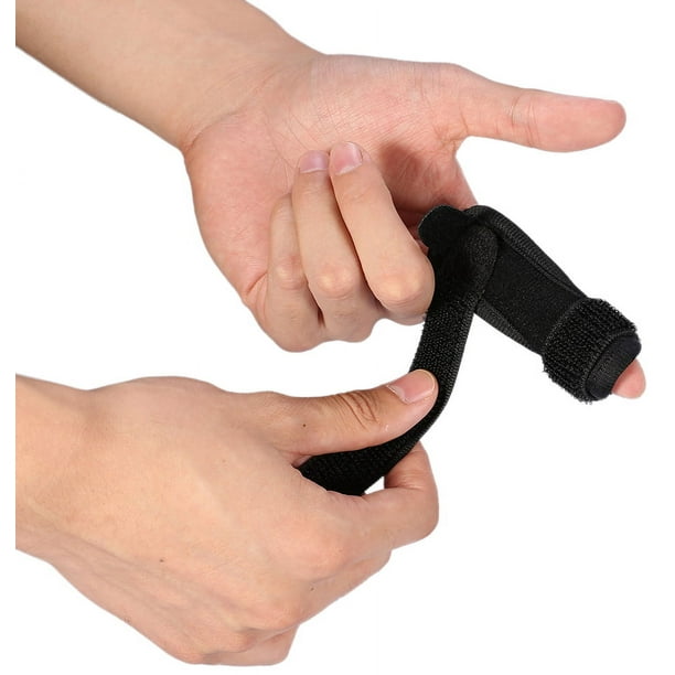 WALFRONT Attelle de doigt Trigger, attelle de doigt réglable avec ruban  autoagrippant à boucles et à crochets pour le redressement incurvé, attelle  de doigt 
