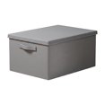 thumbnail image 1 of Caja de almacenamiento plegable con tapa para juguetes infantiles, organizador de ropa, despensa o dormitorio. SG, 1 of 9