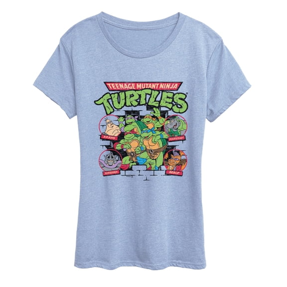 Teenage Mutant Ninja Turtles - Logo Group - Women's Short Sleeve Graphic T-Shirt