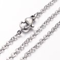 thumbnail image 2 of 20pc 304 Stainless Steel Necklace Cable Chains Stainless Steel Color (450mm) 2mm, 2 of 2