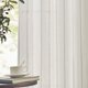 thumbnail image 1 of Cortinas Jinchan, mezcla de lino, 160 x 160 cm, color gris y blanco, 2 paneles, 1 of 9