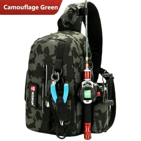 Professional Fishing Backpack Fishing Tackle Storage Bag Fishing Hiking Camping Hunting
