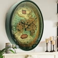 thumbnail image 3 of THE GEARS CLOCK Wall Clock with Real Moving Gears PO-LI_ 24 in Round BLACK-ANTIQUE, 3 of 14