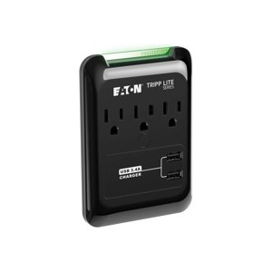 Eaton Tripp Lite Series - Protecteur de surpression - 15 A - AC 120 V - connecteurs de sortie: 3 - noir