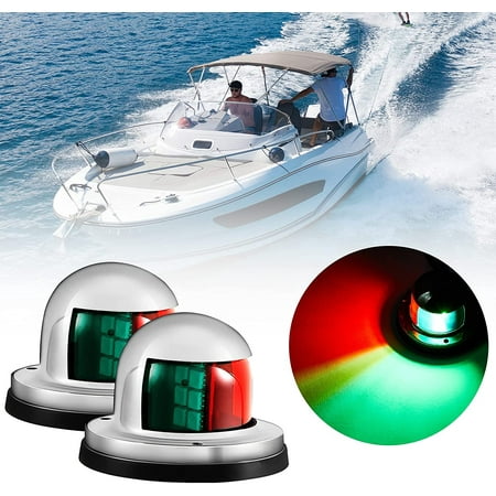 2 Pieces Boat Lights Boat Navigation Lights Marine Navigation Lights ...