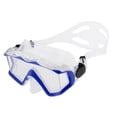 thumbnail image 1 of Durable Natación Buceo Googles de esnórquel antivaho con correa de silicona Azul shamjiam Máscara de buceo, 1 of 9