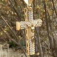 thumbnail image 6 of Bling Cartel Men’s 18K Gold Plated Huge Pendant Cuban Necklace, Jesus Piece Hip Hop Chain 30 inch, 6 of 21