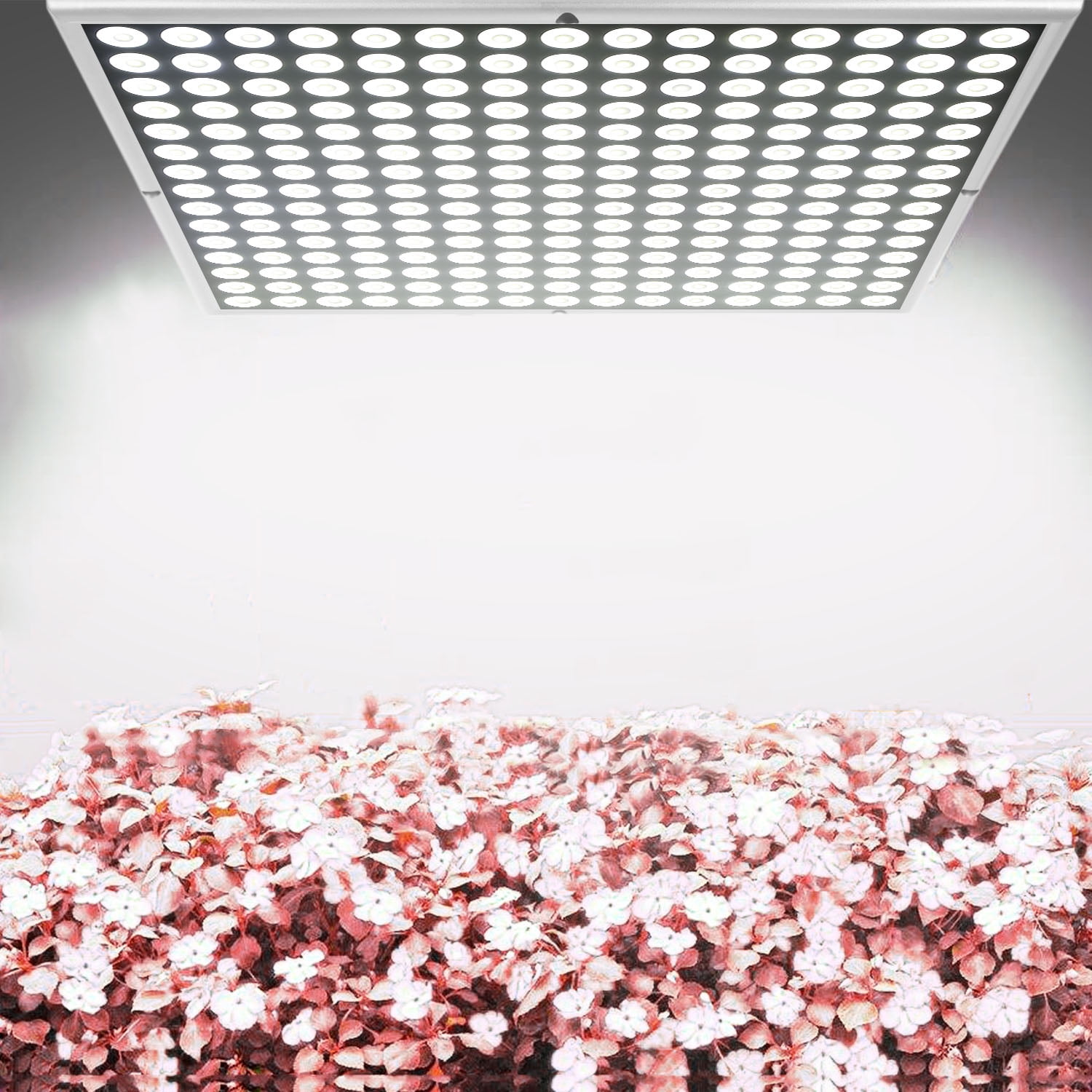 45W 225LEDs Grow Light Panel Full Spectrum Hydroponic Plants Veg Flower indoor 