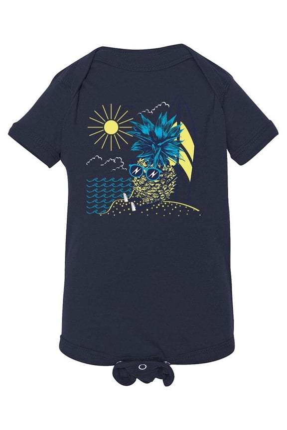 Pineapple On The Beach Bodysuit Infant -Image by Shutterstock, 24 Months