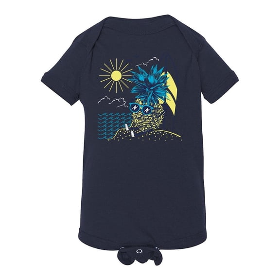 Pineapple On The Beach Bodysuit Infant -Image by Shutterstock, 24 Months