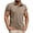 Khaki, variant on Polo Shirts for Men 3-Button Summer Casual Short Sleeve Mens T-Shirts with Pocket Dress Shirts