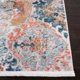 thumbnail image 3 of SAFAVIEH Shivan Beth Geometric Distressed Area Rug, Blue/Rose, 5'3" x 7'6", 3 of 8