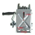 thumbnail image 4 of 1500lbs Heavy Duty Crank Winch Winch Hand Winch Gear Winch With 32FT Wire Rope, 4 of 7