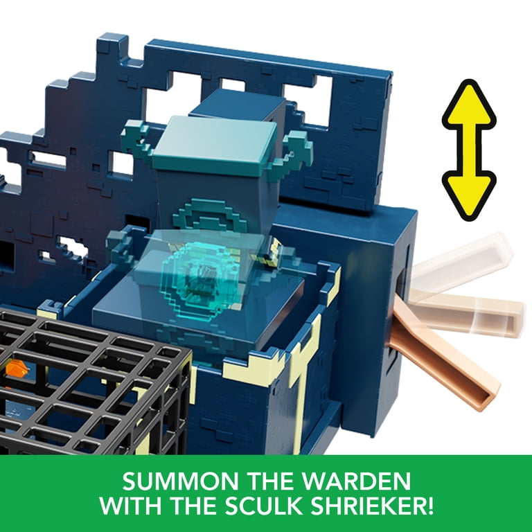 Minecraft Mini Mode Rise of the Warden Playset, 2 Minis, Steve