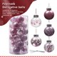 thumbnail image 4 of Bearachild Paquete de 30 bolas de Navidad, colgante decorativo de Navidad reutilizable para fiestas, bodas, cumpleaños, fotografía, patio, decoración del Kits de decoración para fiestas Rosa Rosa Bearachild HA065288-07B, 4 of 6