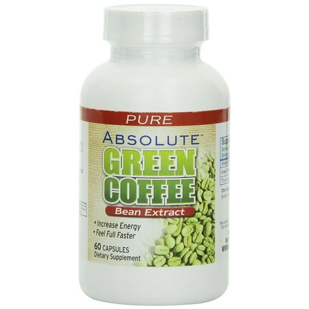 Absolute Nutrition Green Coffee Bean Extract Dietary Supplement Capsules, 60 count