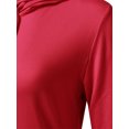 thumbnail image 3 of SSOULM Women's Lightweight Pullover Hoodie With Kangaroo Pocket With Plus size, 3 of 4