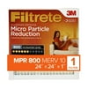 Filtrete 24x24x1 HVAC Furnace Air Filter, MPR 800 MERV 10, Micro Particle Reduction, 1 Filter