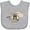 AC-Heather Grey, variant on Inktastic Baby Bear Helicopter Boy Boys Baby Bib