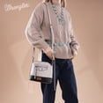 thumbnail image 3 of Wrangler Small Crossbody Bags for Women Shoulder Cute Purses and Handbags with Adjustable Strap, Grey-Black, 3 of 8