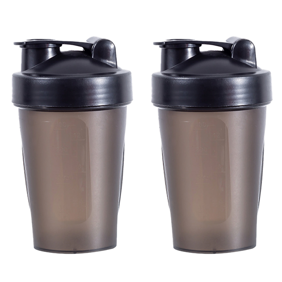 Shaker Bottle Protein Storage for Powder Workout Gym Wire Whisk Balls