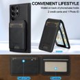 thumbnail image 4 of Allytechgroup Case for Samsung Galaxy S21 Ultra, 2 In 1 Wallet Stand Case with Detachable Card Holder Support Wireless Charging Shockproof Magnetic Back Cover for Samsung Galaxy S21 Ultra, Black, 4 of 13