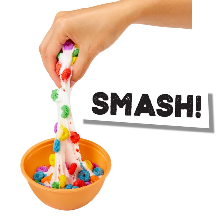 Slime Life Bowl of Fruity Cereal DIY Slime Kit, Make, Smash, and