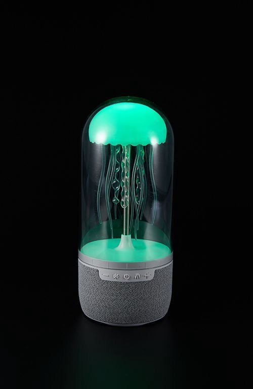 Jellyfish Mood Lamp & Bluetooth Speaker (JFSPKWHT)