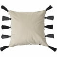 thumbnail image 5 of Set Of Two 20" X 20" Black Geometric Zippered 100% Cotton Throw Pillow, 5 of 5