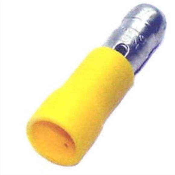 160472-2008 - BULLET MALE YEL 0.195 Po 12-10AWG 5MM (8 Pcs/pkg)