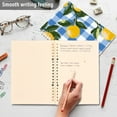 thumbnail image 4 of FORMRS 1-Subject Spiral Notebook 8" x 5" College Ruled 60 Refillable Sheet A5 Hard Cover, 2 Pack, Light Blue Plaid, 4 of 7