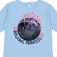 thumbnail image 4 of Inktastic Bowling Princess- Tiara Girls Long Sleeve Toddler T-Shirt, 4 of 5