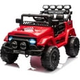 thumbnail image 1 of Bingirl 12V Electric Ride On Truck Car for Kids with Remote Control, Spring Suspension, LED Lights, Bluetooth, Music & Horn, 1 of 8