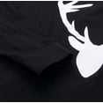 thumbnail image 3 of Seyurigaoka Christmas Parent-child Clothes Outfits, Black Long Sleeve Antler Printed Top+Red Plaid Long Pants, Men/ Women/ Kids/ Babies, 3 of 7