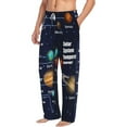 thumbnail image 2 of Balery Solar System print Men's Pajama Pants,Ultra Lightweight Pjs,Lounge Pant-XX-Large, 2 of 9