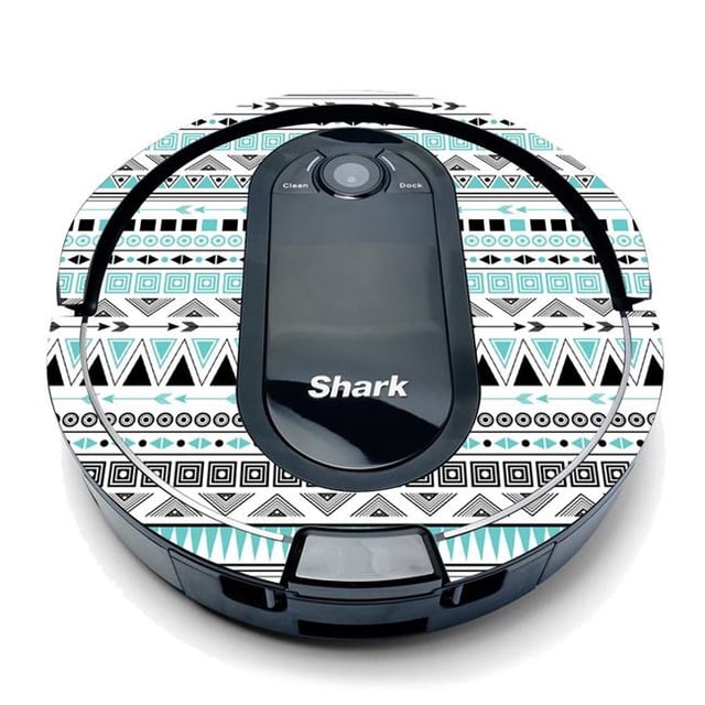MightySkins RV1001AE-Turquoise Tribal Skin pour Robot Shark IQ - Tribal Turquoise