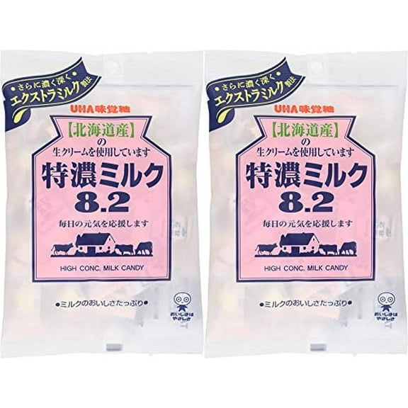 Mikakuto Tokuno Milk 8.2 Candy 3.7oz (2 Pack)